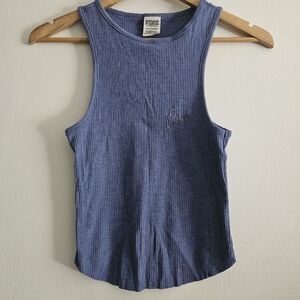 PINK Victoria Secrets Women's Blue Tank Top Size Small